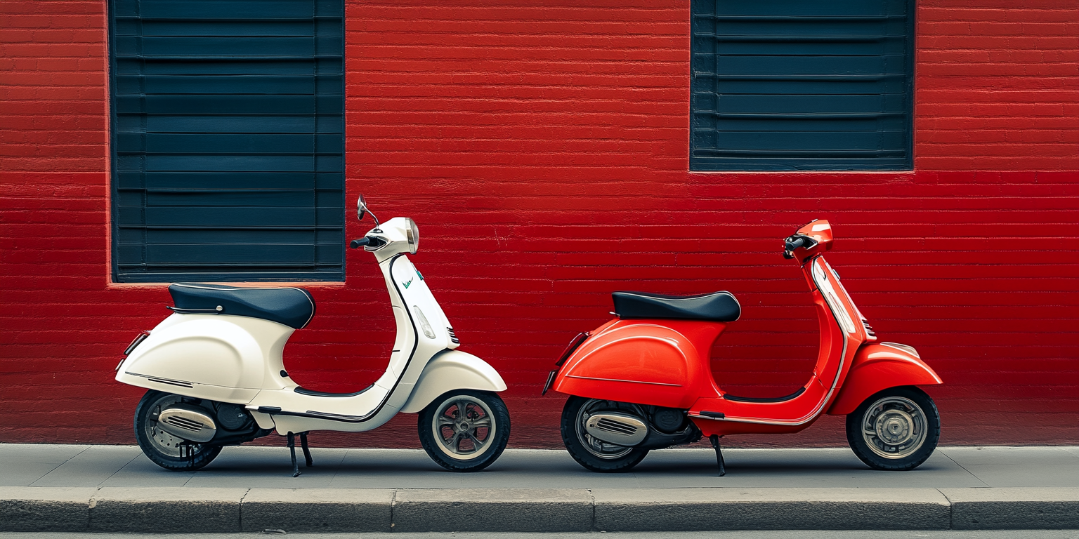 Vespa vs Moped