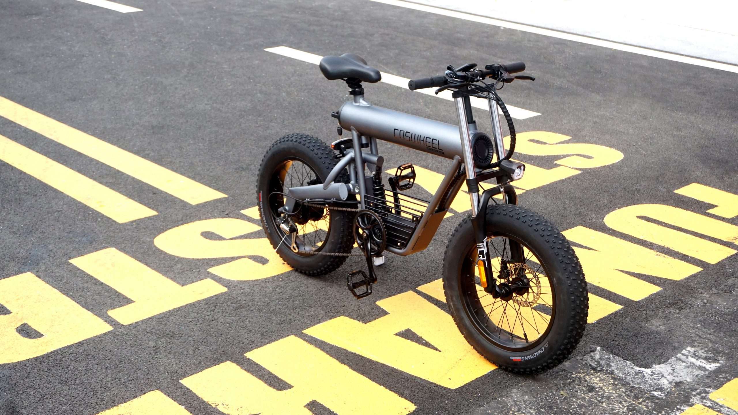 Coswheel ebike on the street