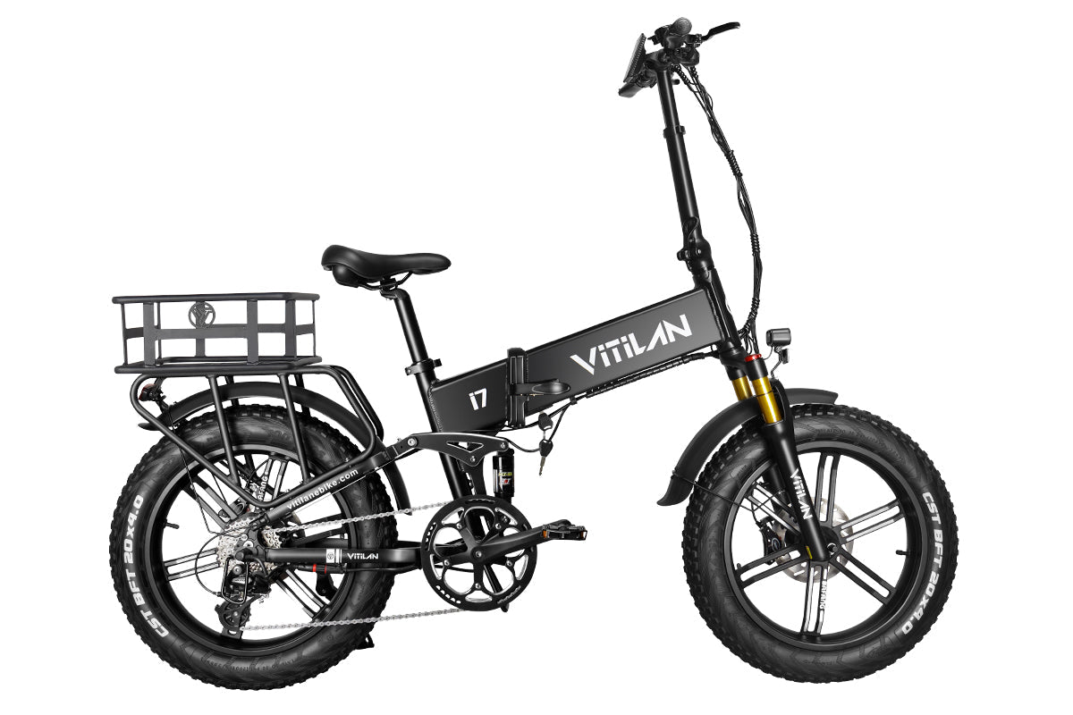 Vitilan I7 black with a basket