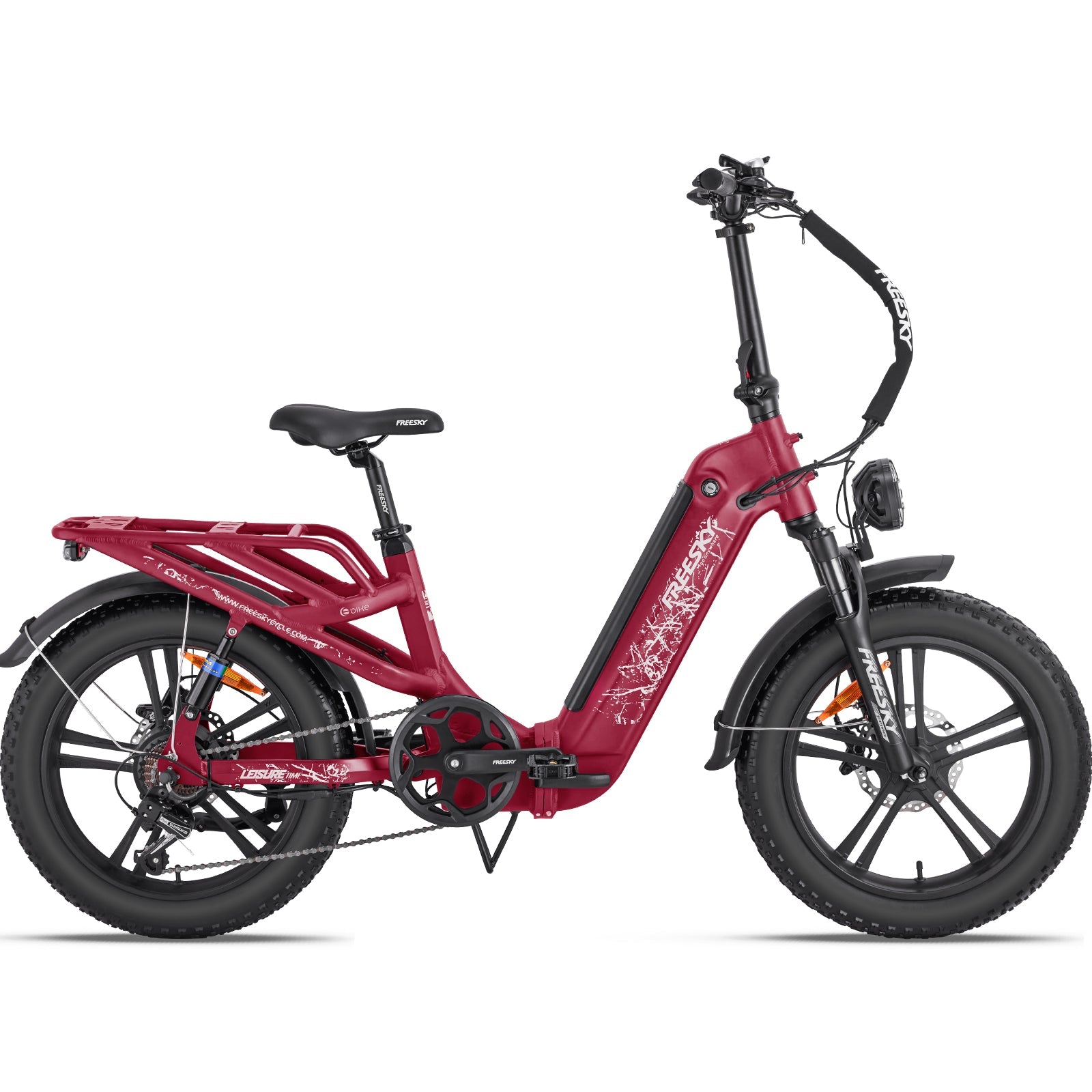 Freesky Boulevard F-2880 Red Side view