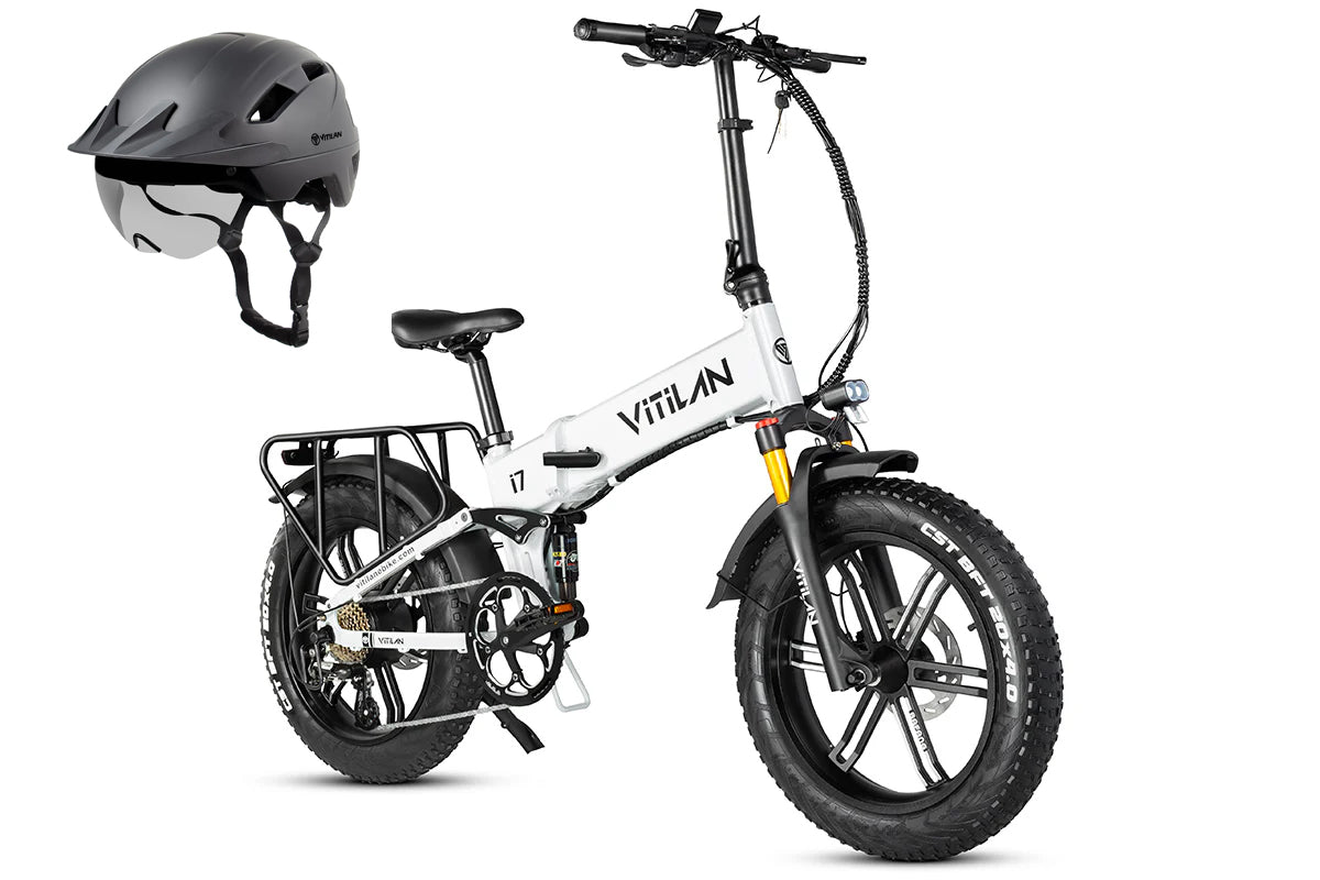 Vitilan I7 white with helmet