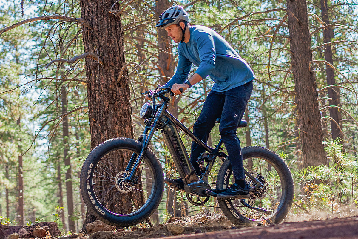 Vitilan T7 Pro on forest trail