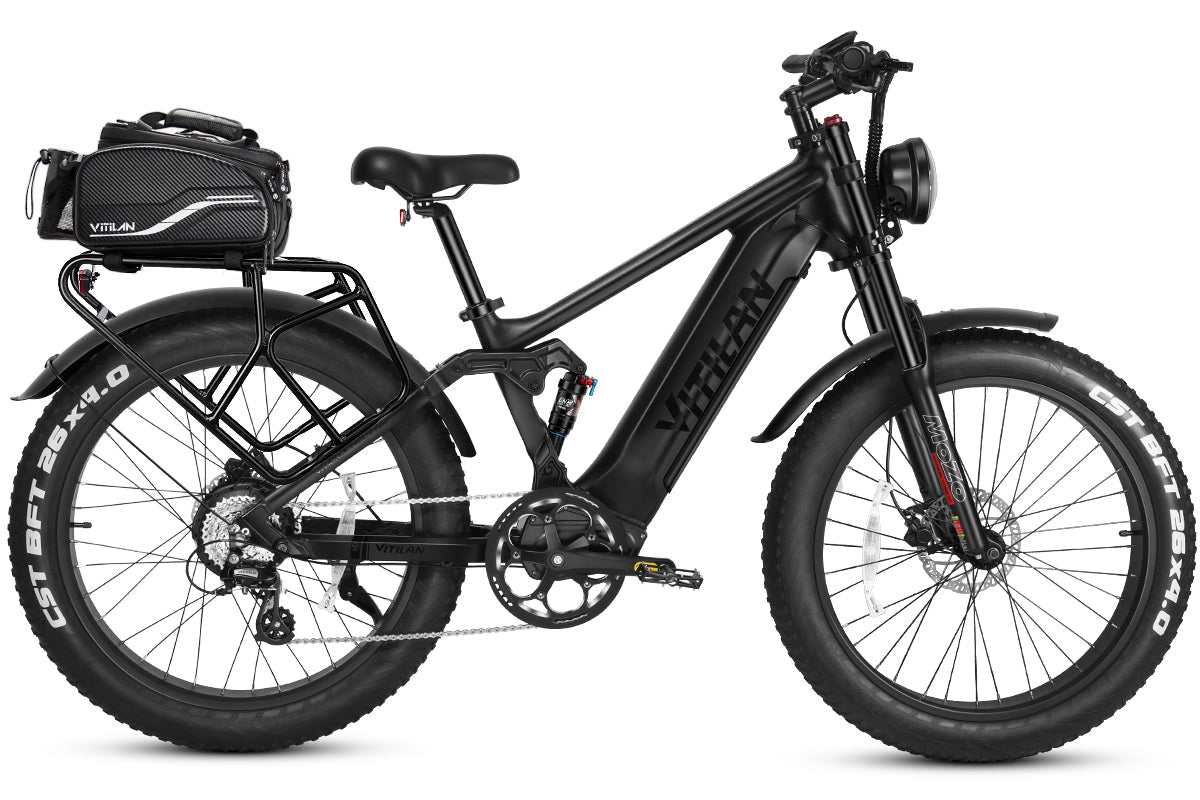 Vitilan T7 Pro Full Suspension Mountain E-bike