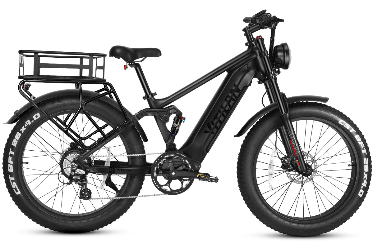 Vitilan T7 Pro Full Suspension Mountain E-bike