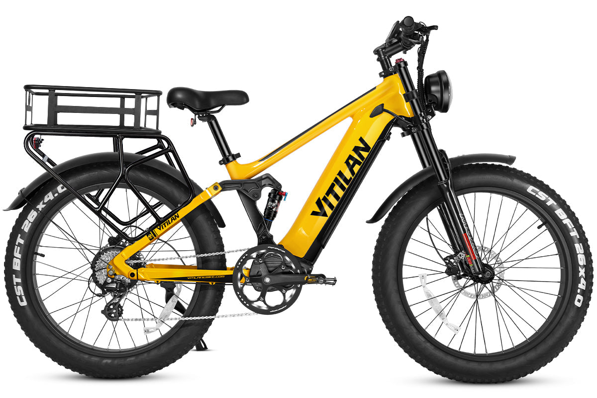 Vitilan T7 Pro Full Suspension Mountain E-bike
