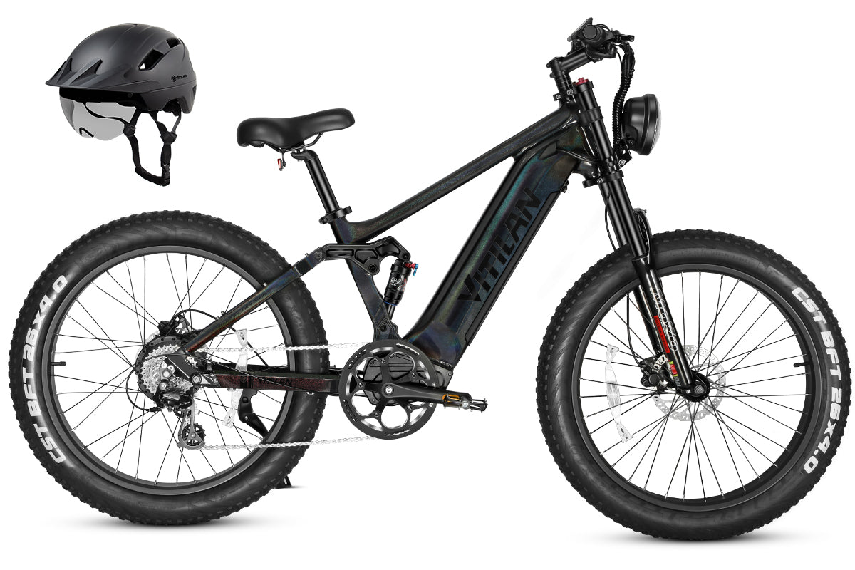 Vitilan T7 Pro Full Suspension Mountain E-bike