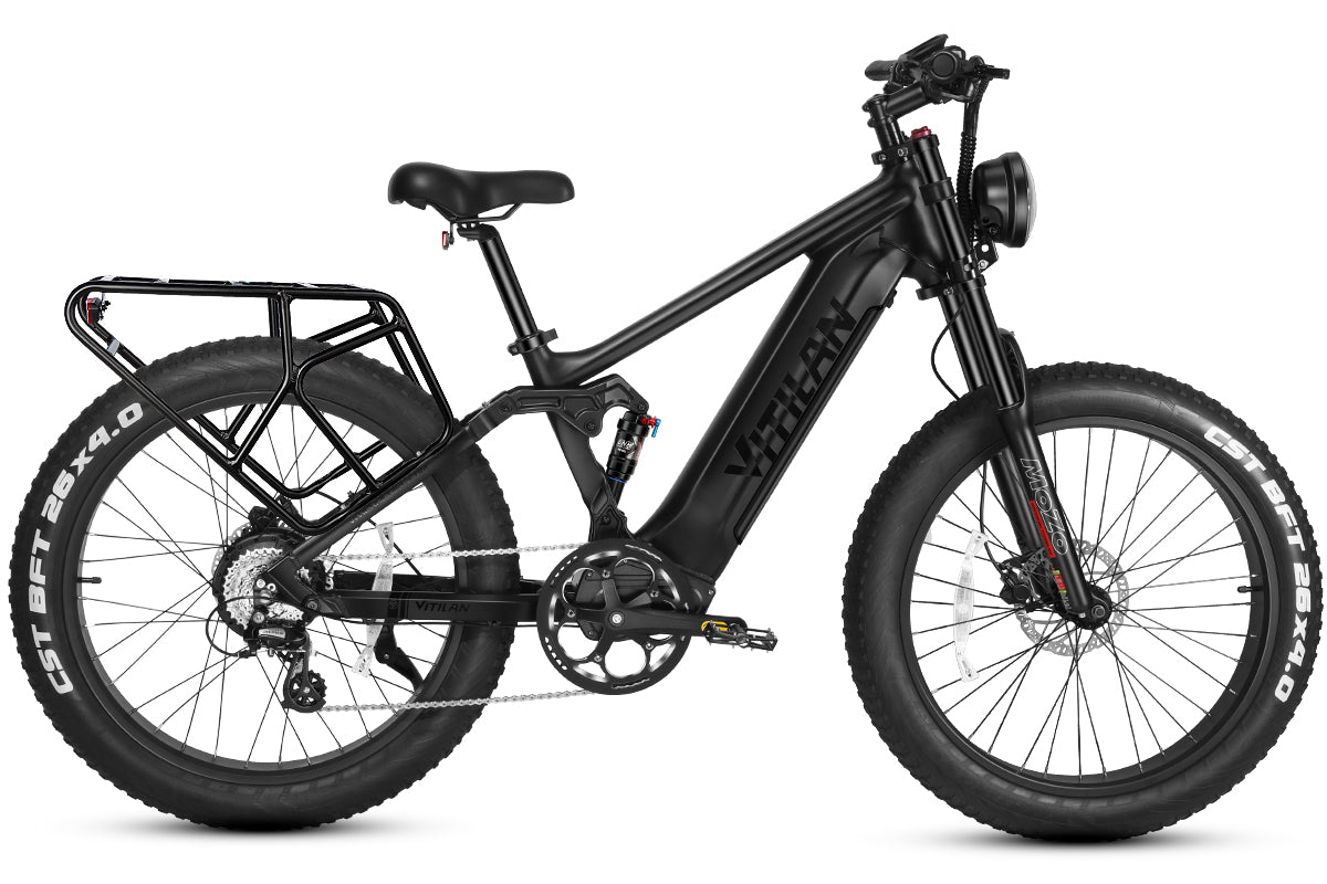 Vitilan T7 Pro Full Suspension Mountain E-bike