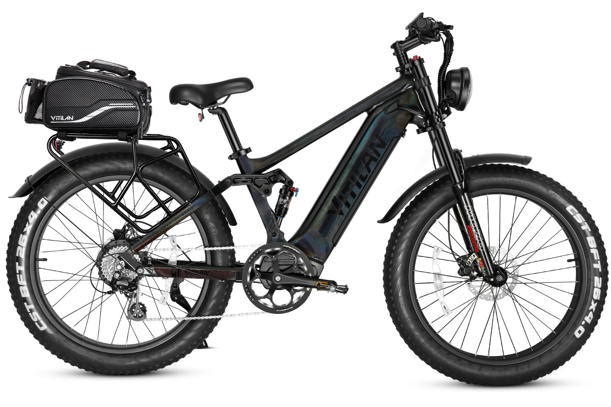 Vitilan T7 Pro Full Suspension Mountain E-bike