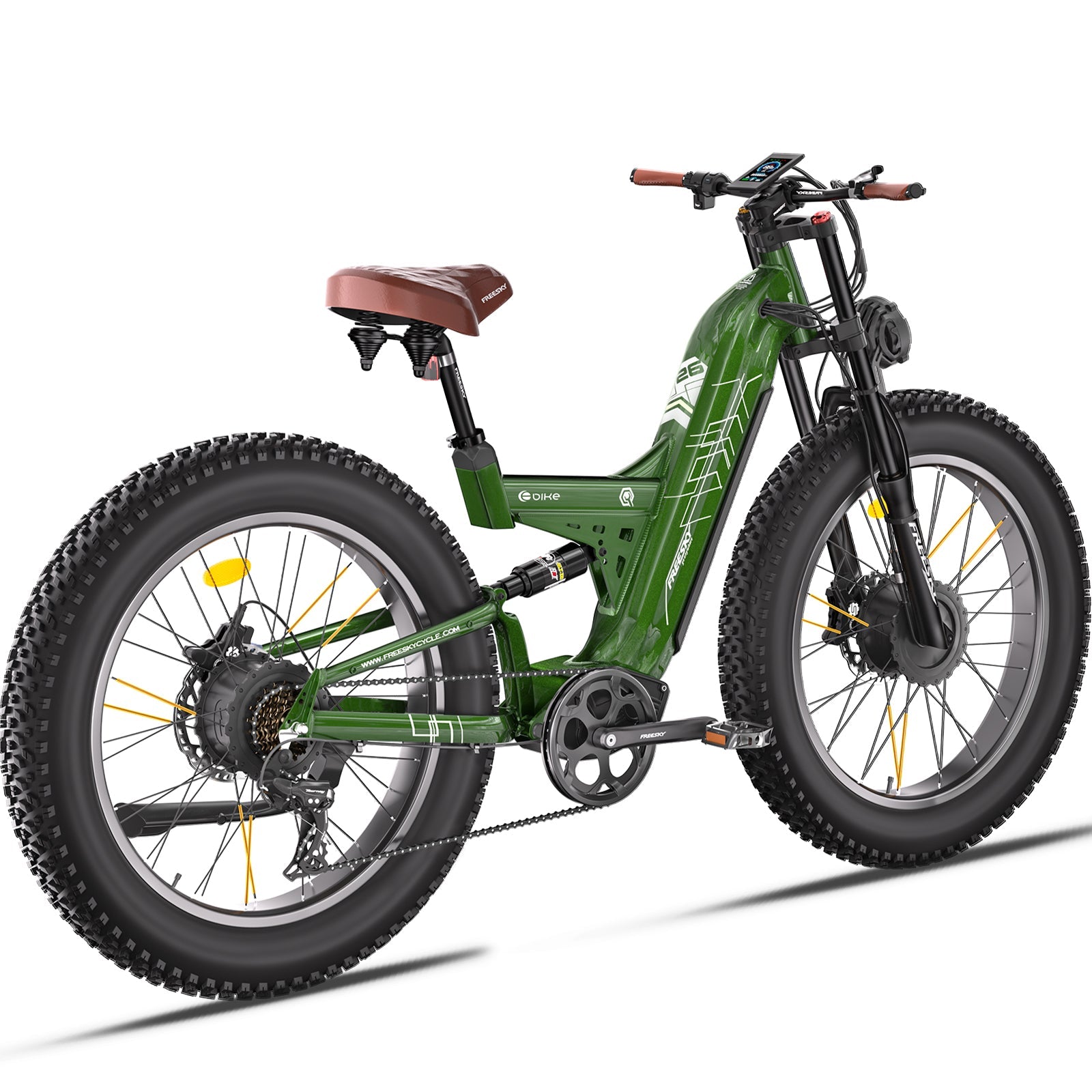 Freesky Warrior Pro Green Back View