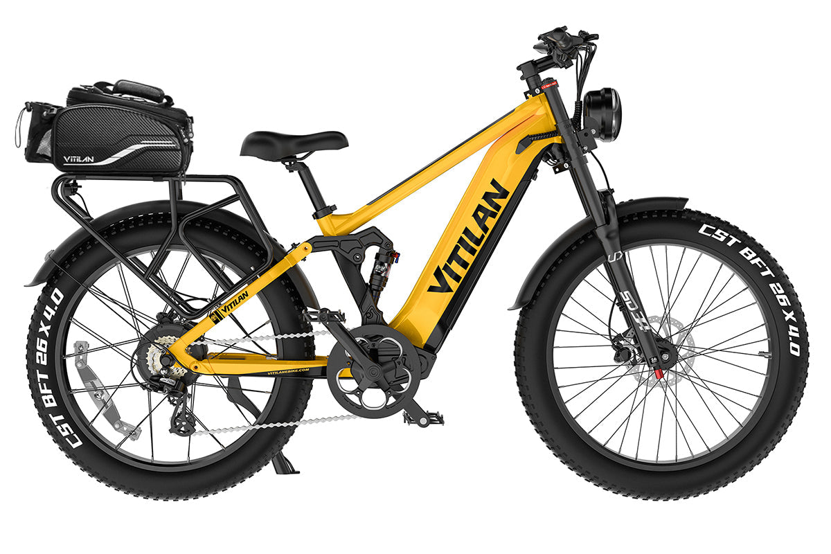 Vitilan T7 Pro Full Suspension Mountain E-bike