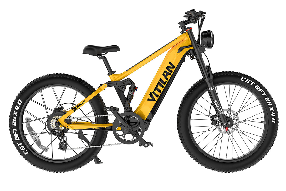 Vitilan T7 Pro Full Suspension Mountain E-bike