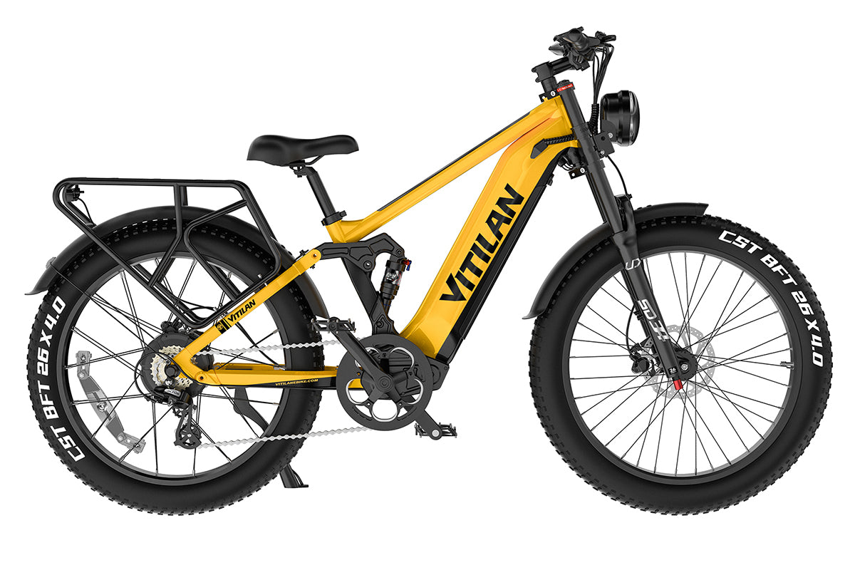 Vitilan T7 Pro Full Suspension Mountain E-bike