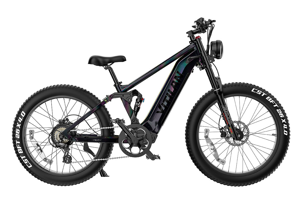 Vitilan T7 Pro Full Suspension Mountain E-bike