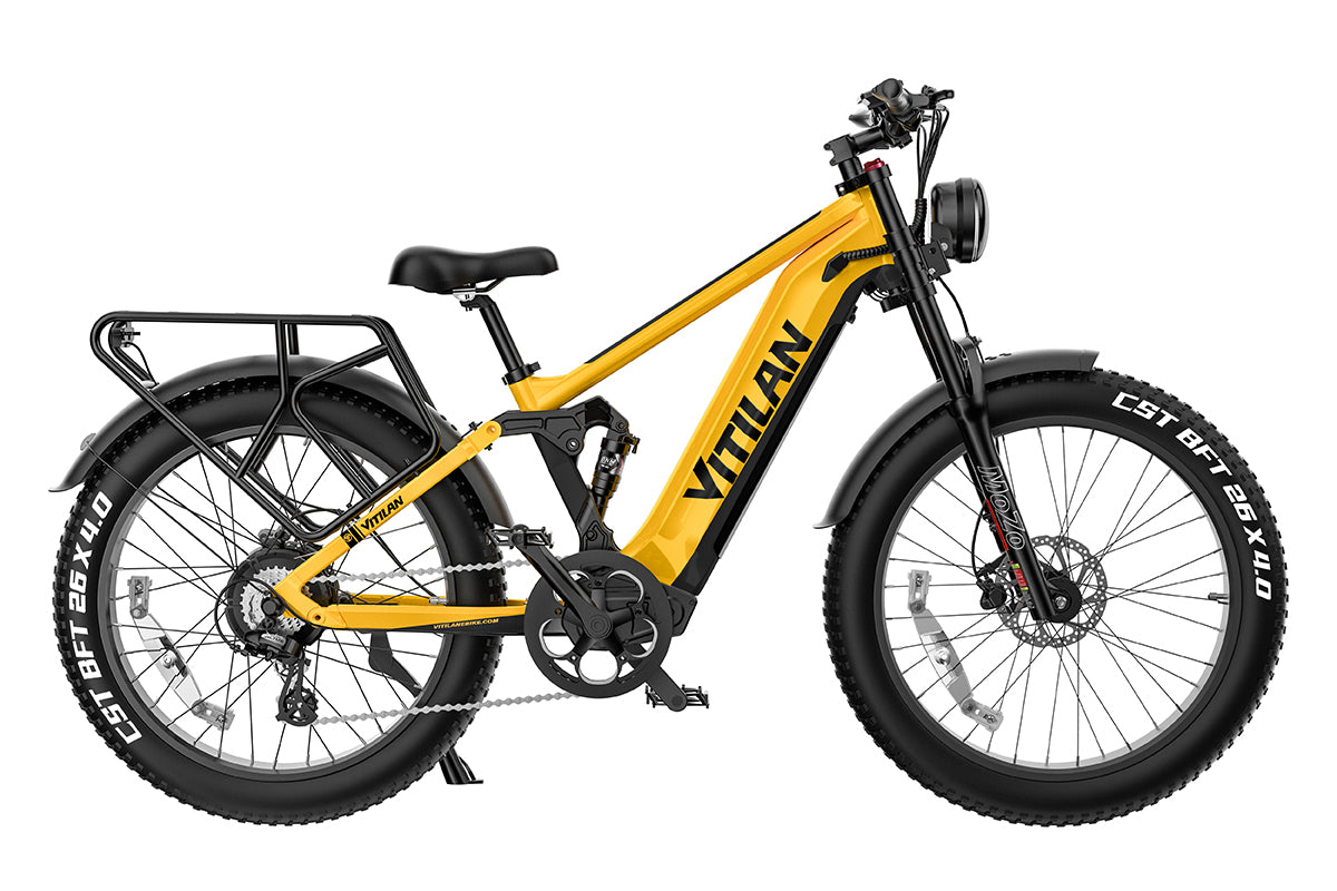 Vitilan T7 Pro Full Suspension Mountain E-bike