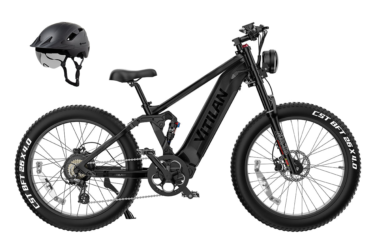 Vitilan T7 Pro Full Suspension Mountain E-bike