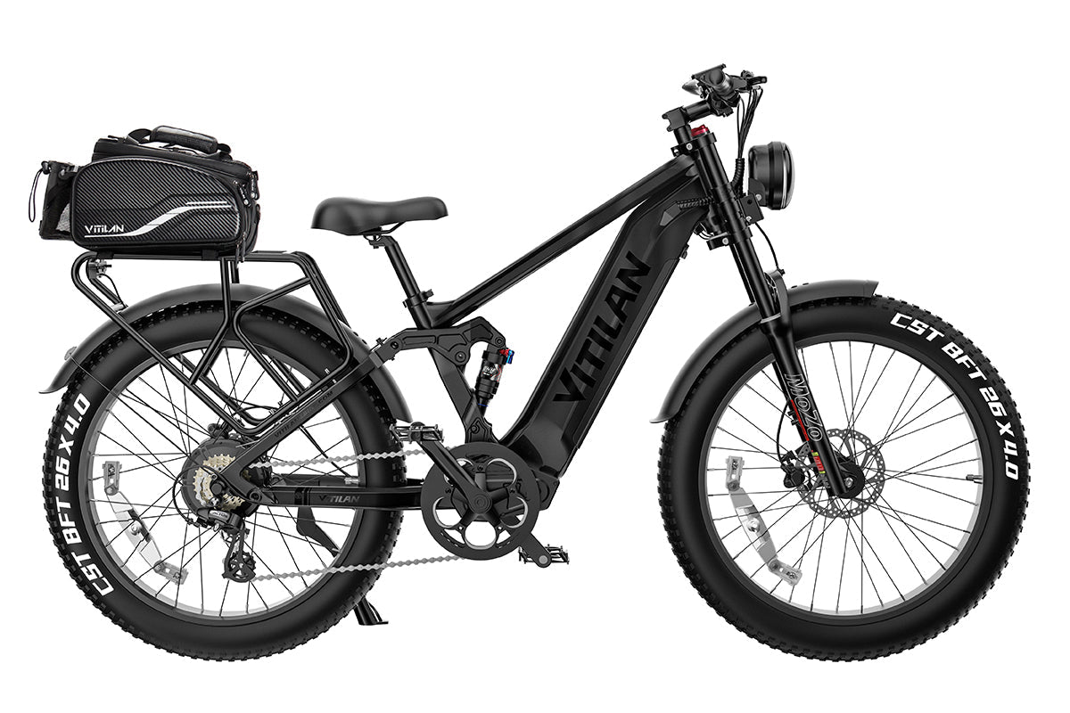 Vitilan T7 Pro Full Suspension Mountain E-bike