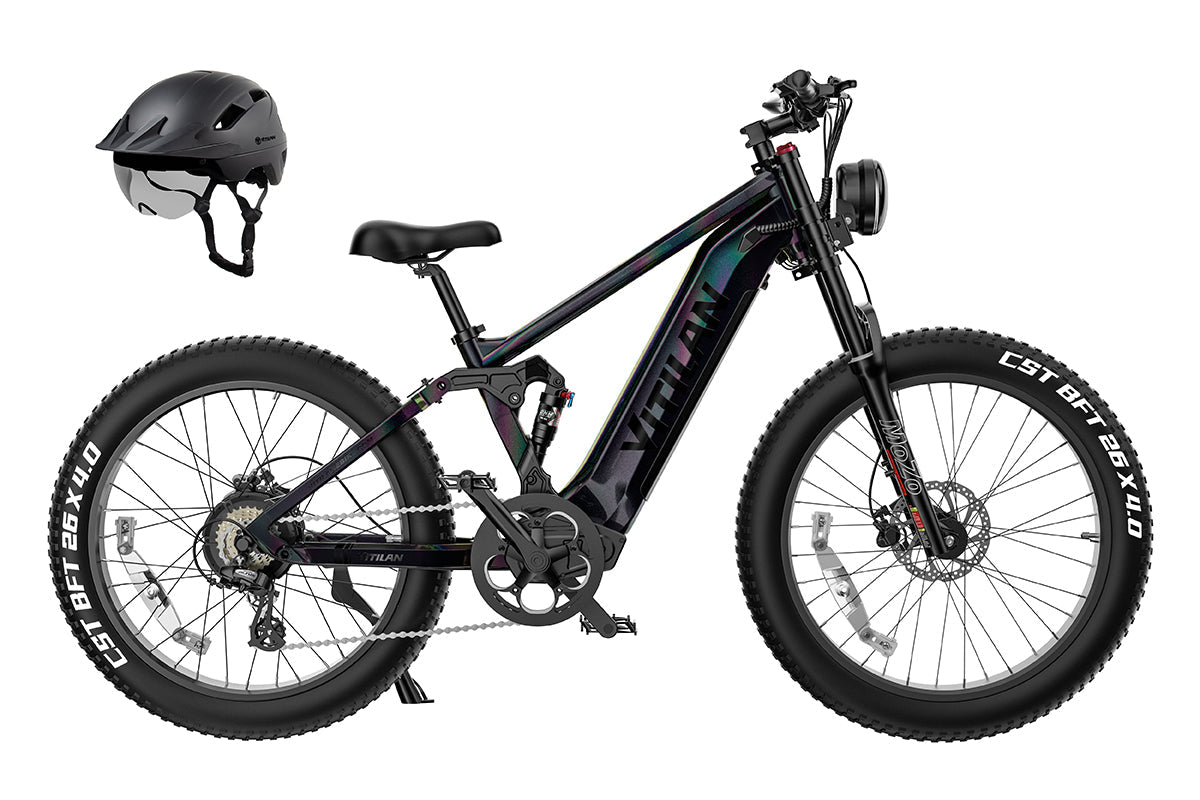 Vitilan T7 Pro Full Suspension Mountain E-bike