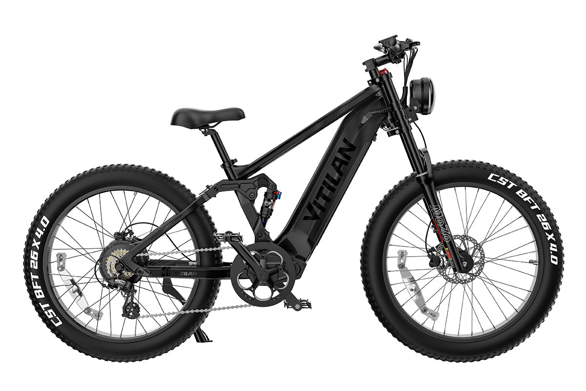 Vitilan T7 Pro Full Suspension Mountain E-bike