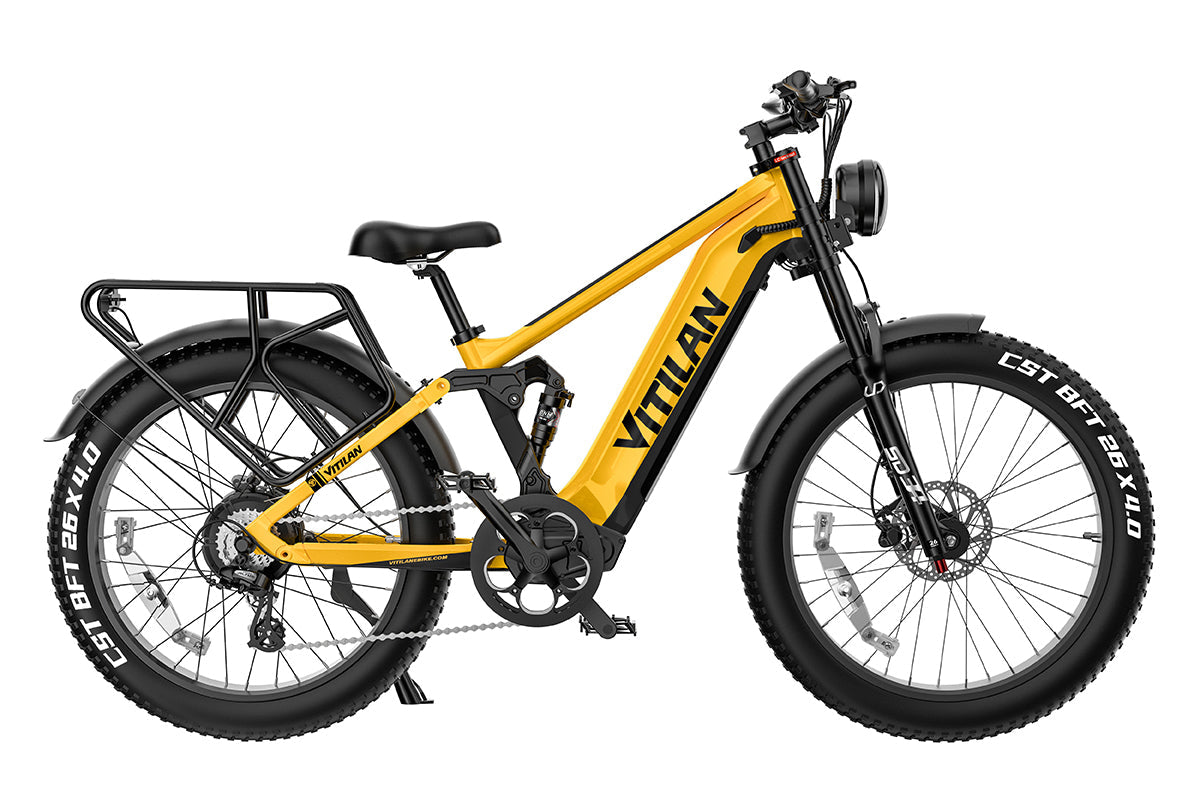 Vitilan T7 Pro Full Suspension Mountain E-bike