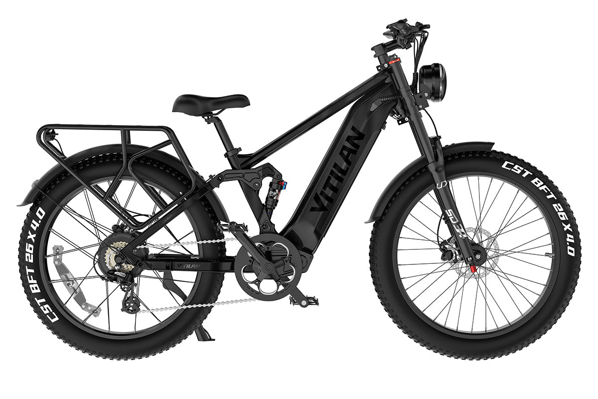 Vitilan T7 Pro Full Suspension Mountain E-bike