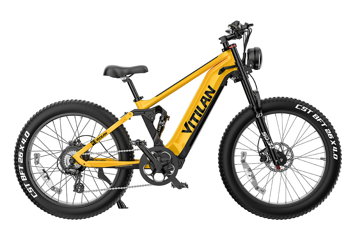 Vitilan T7 Pro Full Suspension Mountain E-bike