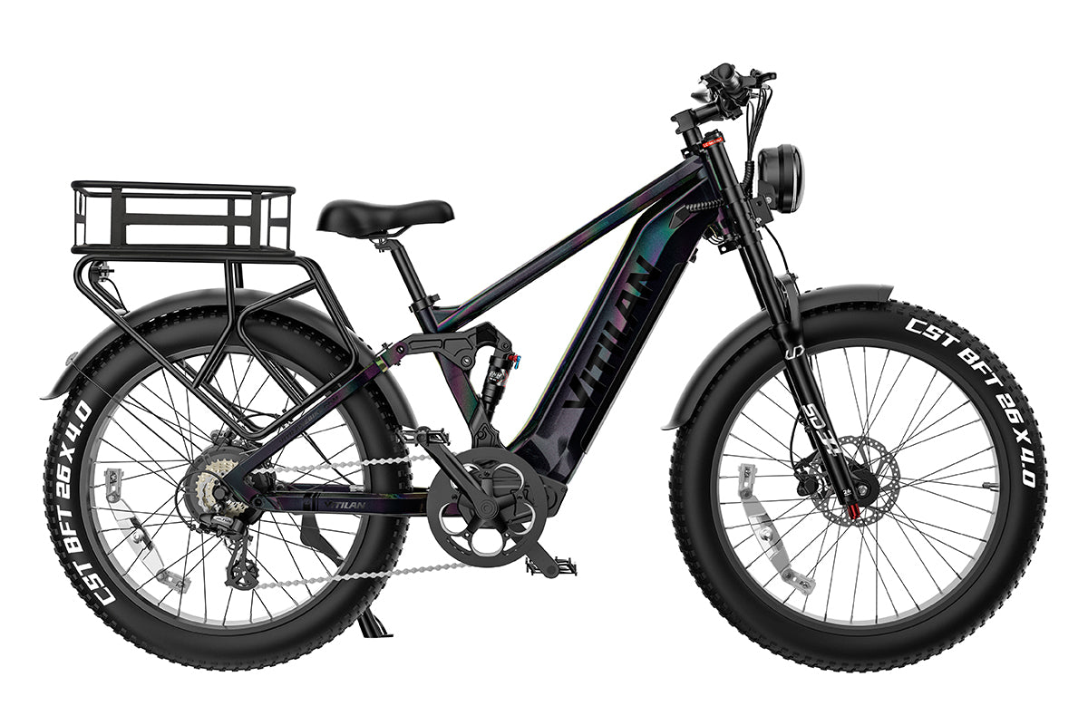 Vitilan T7 Pro Full Suspension Mountain E-bike