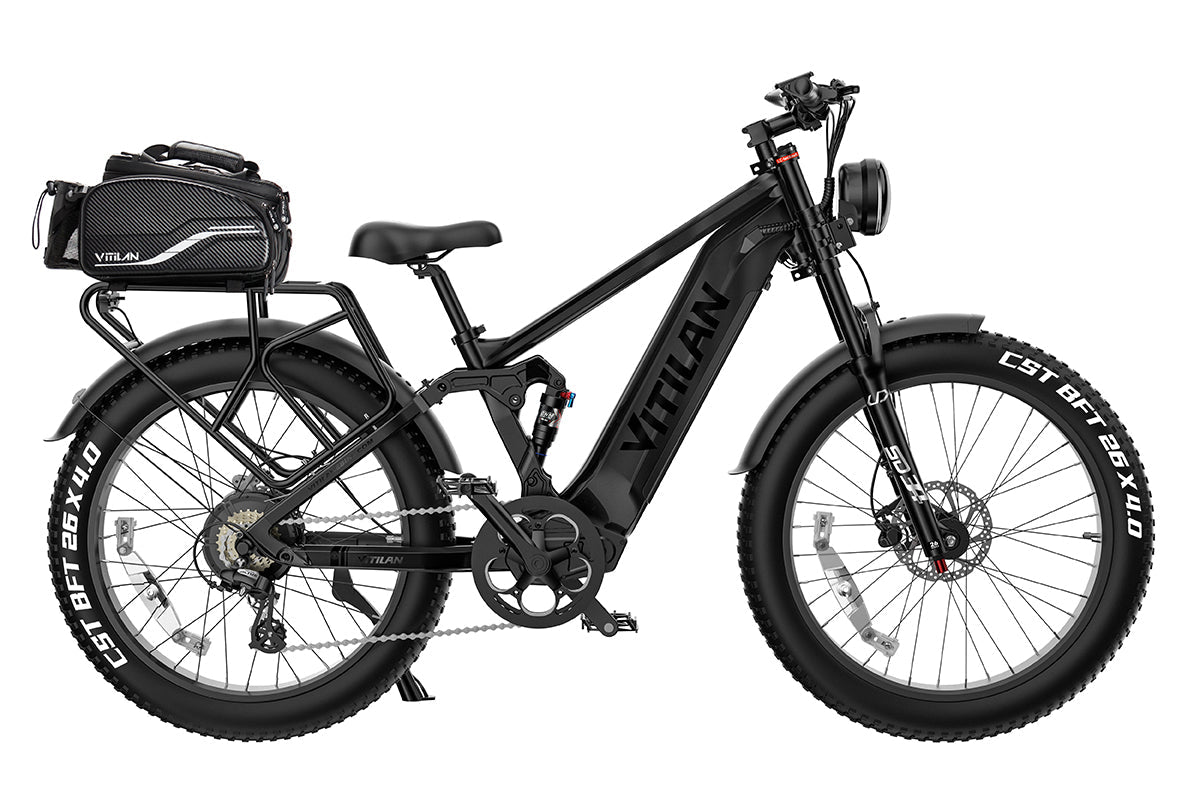 Vitilan T7 Pro Full Suspension Mountain E-bike