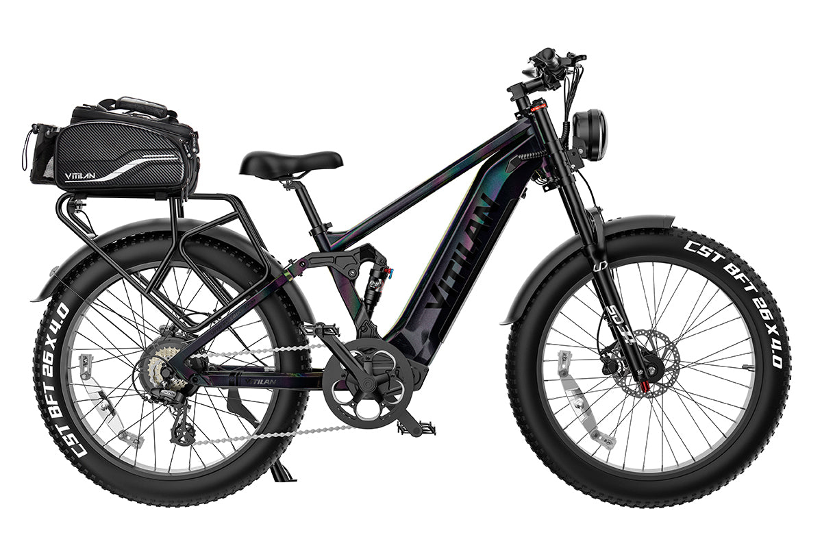 Vitilan T7 Pro Full Suspension Mountain E-bike