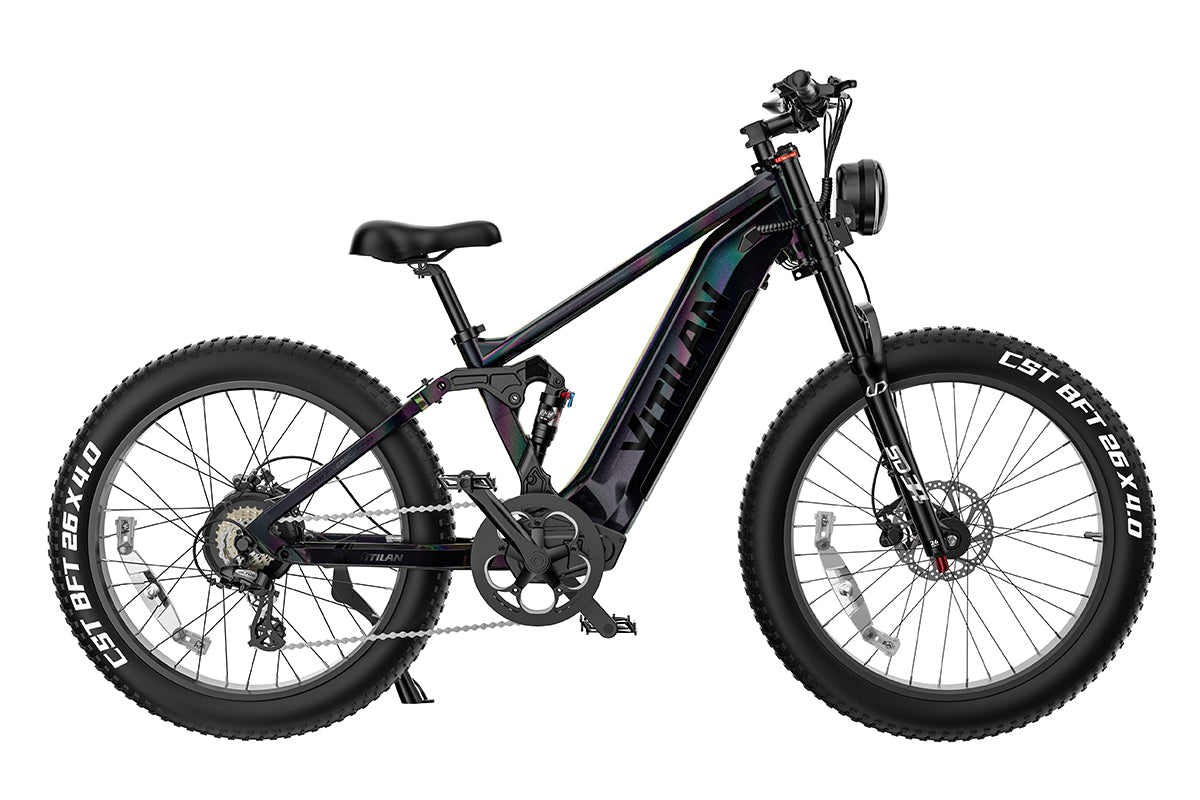 Vitilan T7 Pro Full Suspension Mountain E-bike