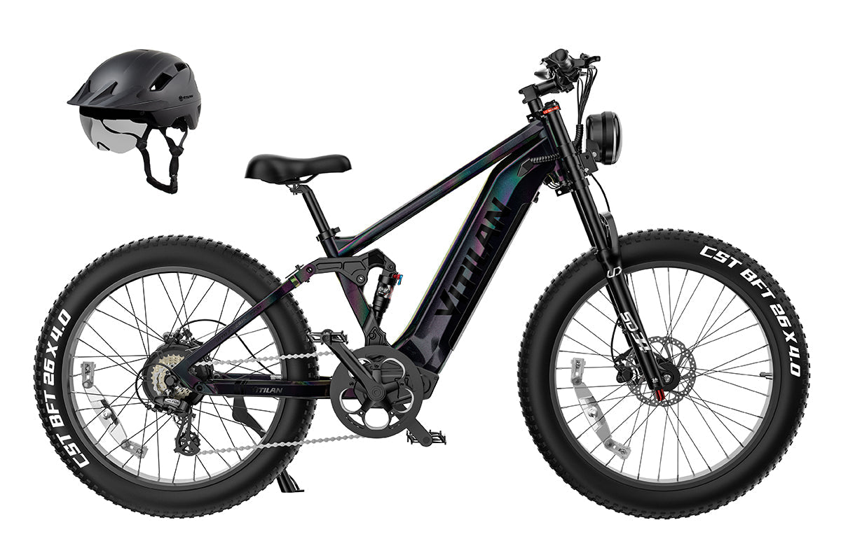 Vitilan T7 Pro Full Suspension Mountain E-bike