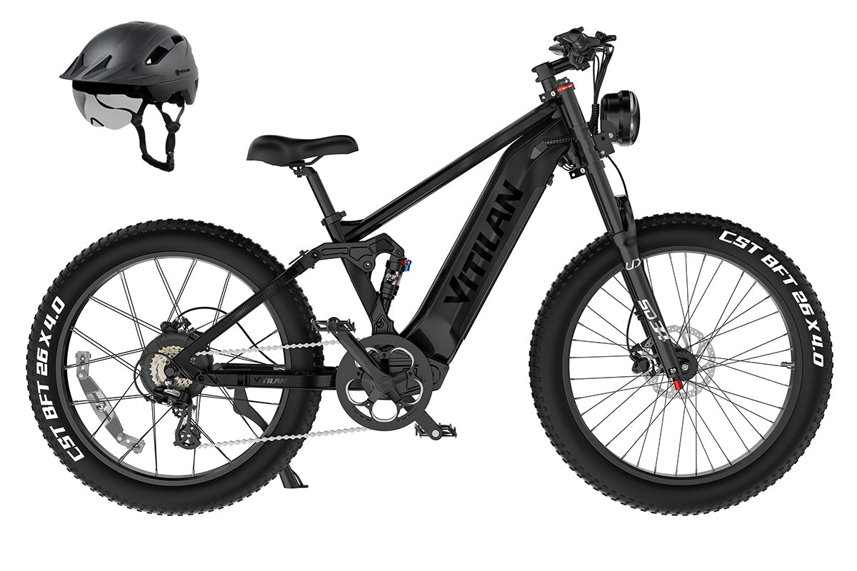 Vitilan T7 Pro Full Suspension Mountain E-bike