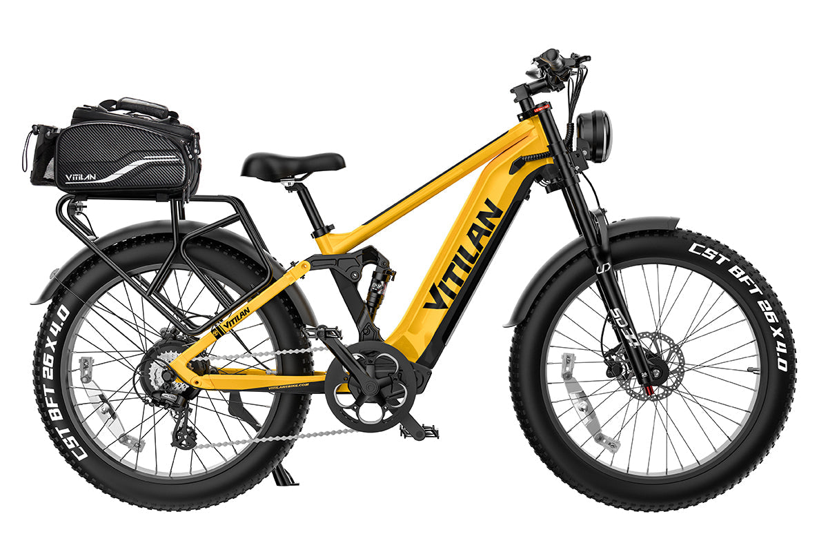 Vitilan T7 Pro Full Suspension Mountain E-bike