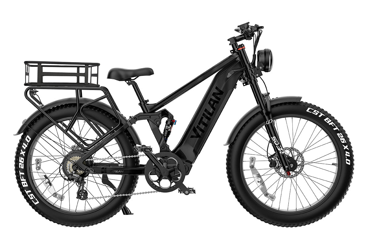 Vitilan T7 Pro Full Suspension Mountain E-bike