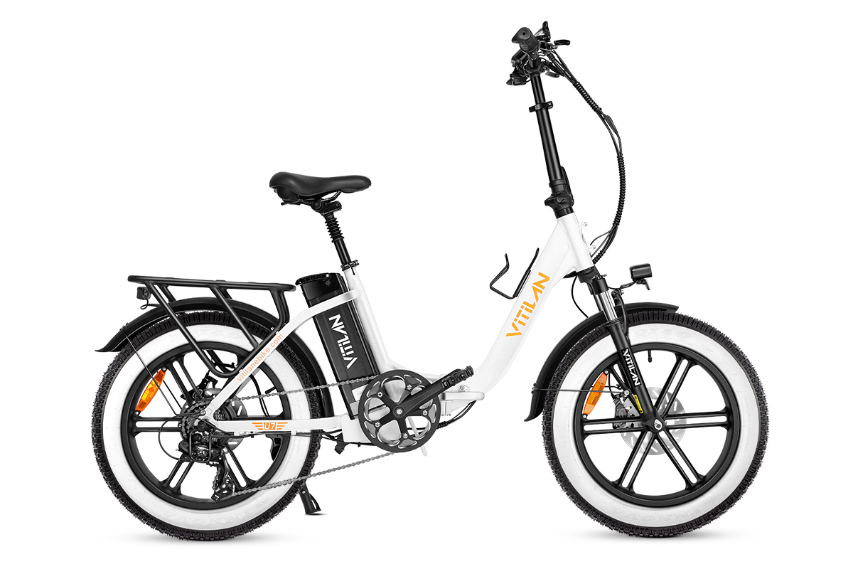 Vitilan U7 white sideview with different wheels