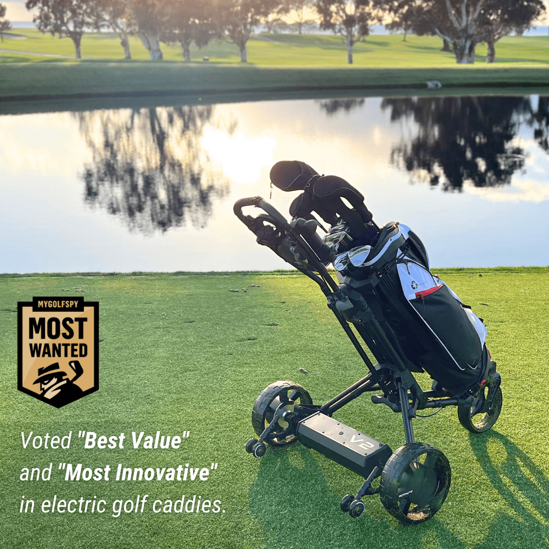 Alphard Club Booster V2 + Omni Cart golf course