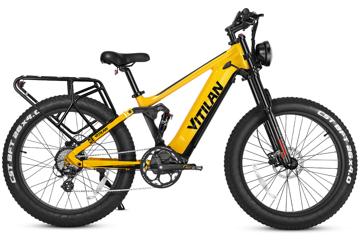 Vitilan T7 Pro Full Suspension Mountain E-bike