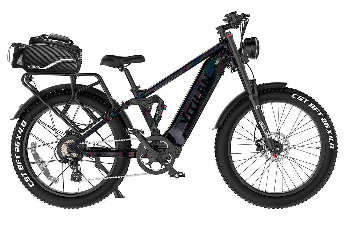 Vitilan T7 Pro Full Suspension Mountain E-bike