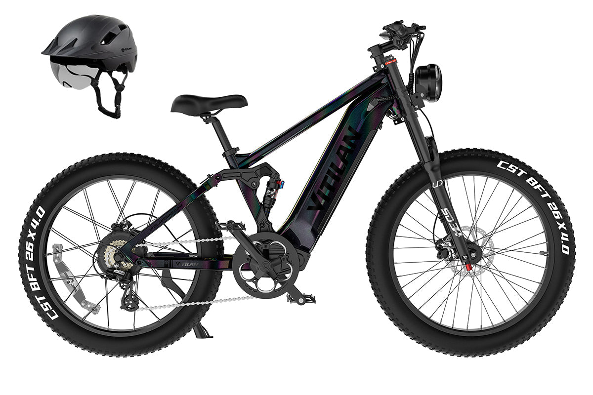 Vitilan T7 Pro Full Suspension Mountain E-bike