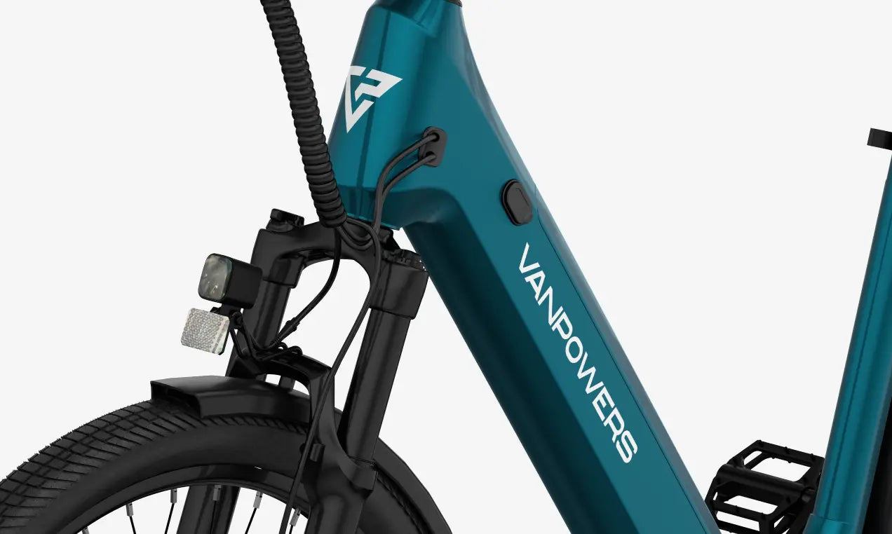 Vanpowers UrbanGlide Ultra Brake and headlight system with logo